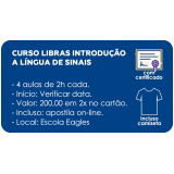 curso de linguagem de sinais Perus